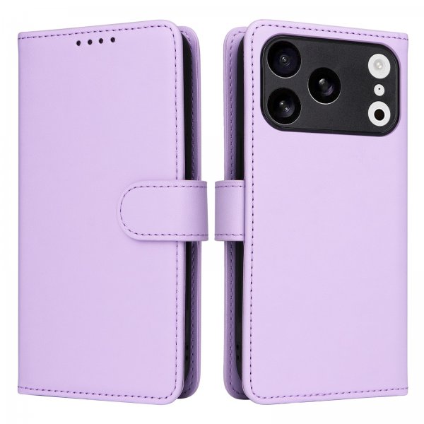 Betopnice iPhone 17 Pro -suojakuori irrotettavalla kuorella 005 Lila