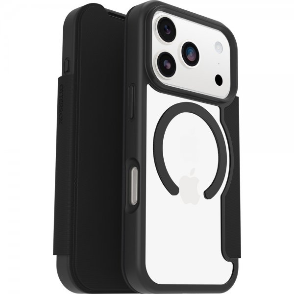 Otterbox iPhone 17 Pro Kotelo React Folio MagSafe Black Crystal