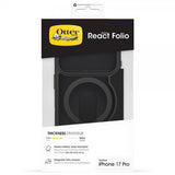 Otterbox iPhone 17 Pro Kotelo React Folio MagSafe Black Crystal