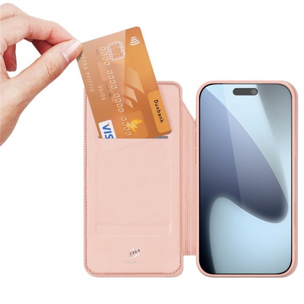Dux Ducis iPhone 17 Pro -suojakuori Skin Pro Series, pinkki