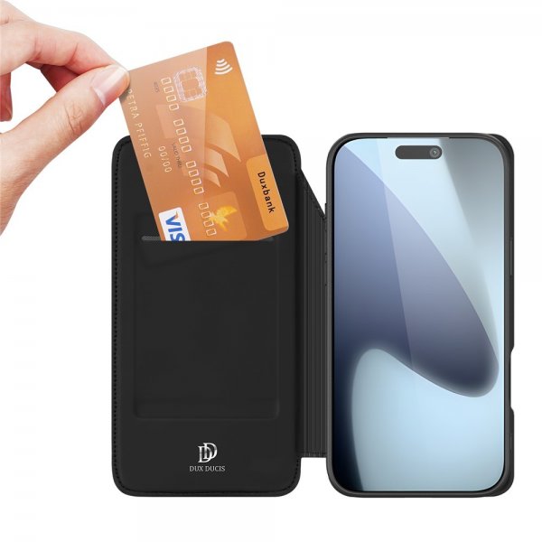 Dux Ducis iPhone 17 Pro -suojakuori, Skin Pro Series, musta