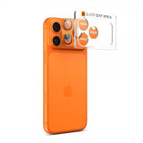 Spigen iPhone 17 Pro kameran suojalasi Glas.tR EZ Fit Optik Pro XL Oranssi