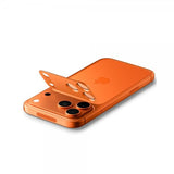 Spigen iPhone 17 Pro kameran suojalasi Glas.tR EZ Fit Optik Pro XL Oranssi