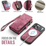 CaseMe iPhone 17 Pro Max -suojakotelo, 008 Series, irrotettava kuori, punainen