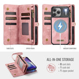 CaseMe iPhone 17 Pro Max -kotelo 008 Series, irrotettava kuori, vaaleanpunainen