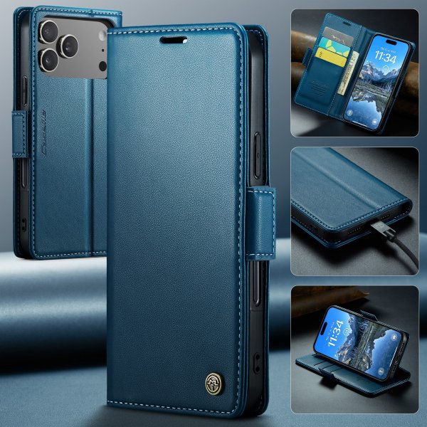 CaseMe iPhone 17 Pro Max suojakotelo 023-sarja sininen