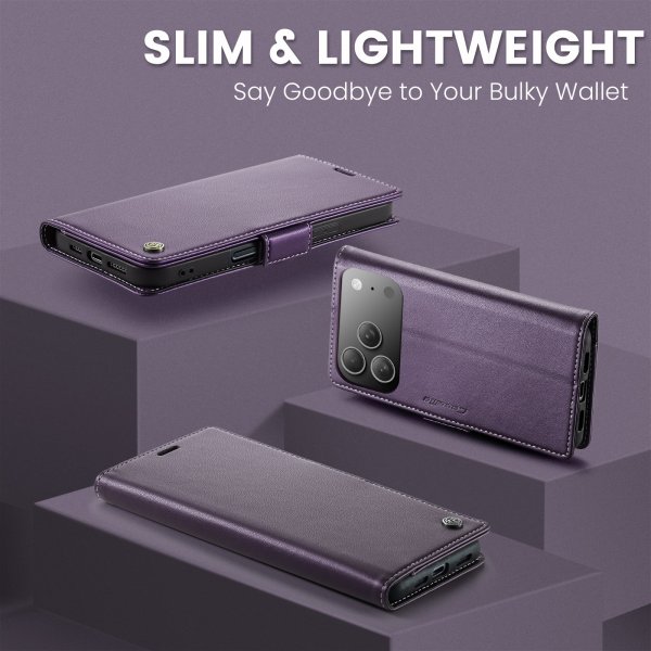 CaseMe iPhone 17 Pro Max -kotelo 023-sarja violetti