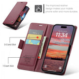 CaseMe iPhone 17 Pro Max -suojakotelo 023 Series, punainen