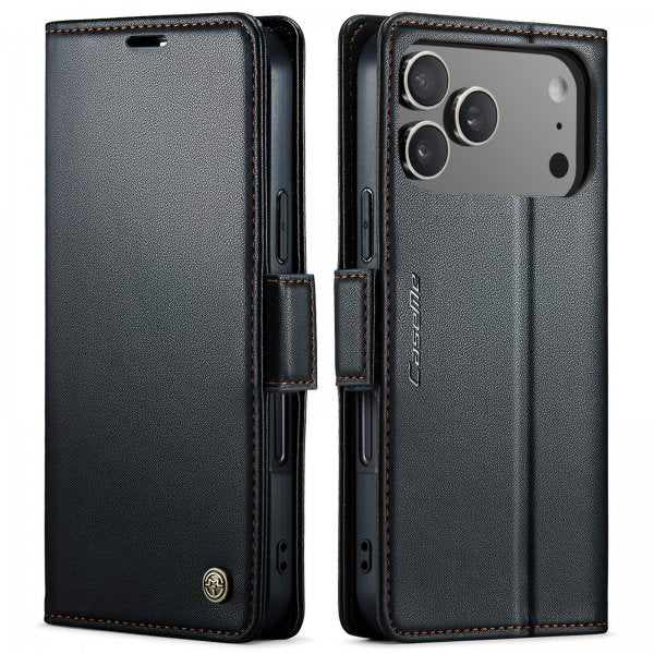 CaseMe iPhone 17 Pro Max -suojakotelo 023-sarja musta