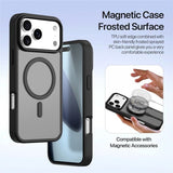 Dux Ducis iPhone 17 Pro Max 2-in-1 Lawa Series MagSafe -kotelo, musta