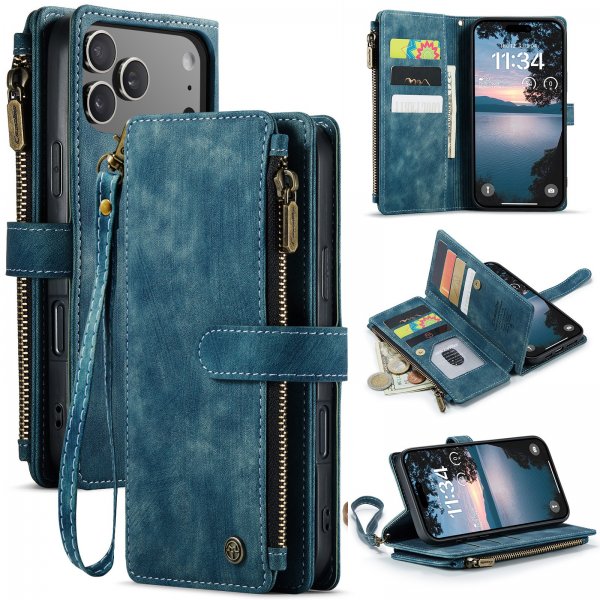 CaseMe iPhone 17 Pro Max -suojakotelo, C30-sarja, sininen