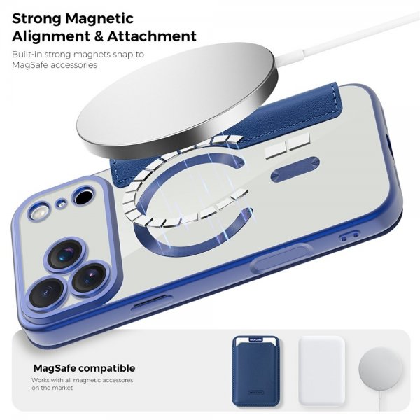 iPhone 17 Pro Max Kuori MagSafe Sininen