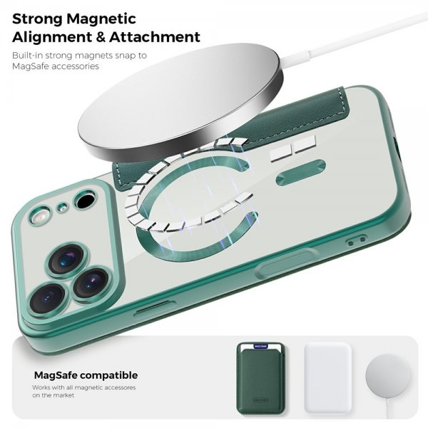 iPhone 17 Pro Max -kuori MagSafe Vihreä