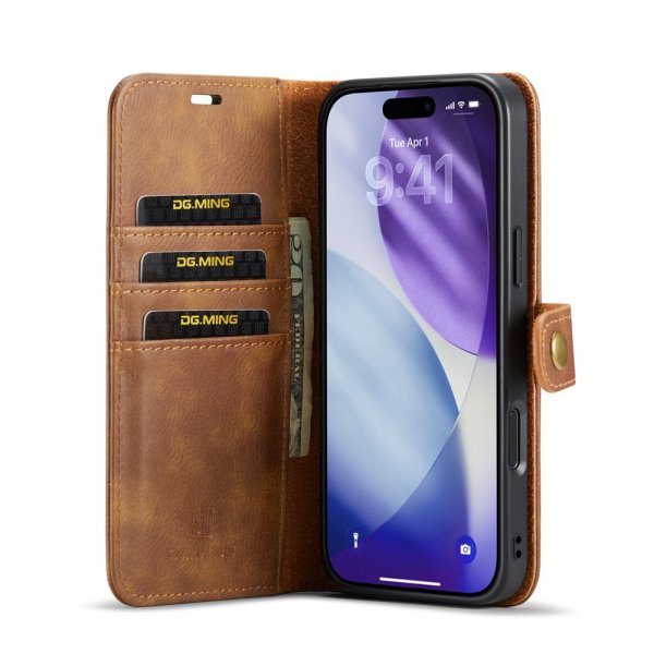Dg.Ming iPhone 17 Pro Max Irrotettava kuori Ruskea
