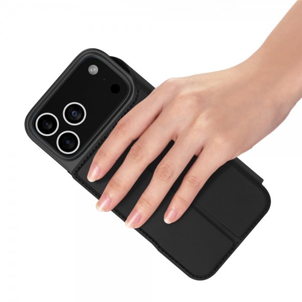 Dux Ducis iPhone 17 Pro Max -suojakuori Skin Pro Series, musta