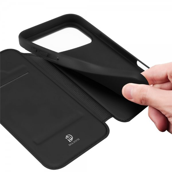 Dux Ducis iPhone 17 Pro Max -suojakuori Skin Pro Series, musta