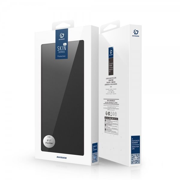 Dux Ducis iPhone 17 Pro Max -suojakuori Skin Pro Series, musta