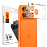 Spigen iPhone 17 Pro Max Kamerasuojalasi Glas.tR EZ Fit Optik Pro XL Oranssi