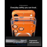 Spigen iPhone 17 Pro Max Kamerasuojalasi Glas.tR EZ Fit Optik Pro XL Oranssi