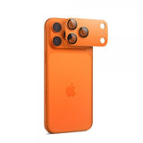 Spigen iPhone 17 Pro Max Kamerasuojalasi Glas.tR EZ Fit Optik Pro XL Oranssi