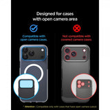 Spigen iPhone 17 Pro Max Kamerasuojalasi Glas.tR EZ Fit Optik Pro XL Musta