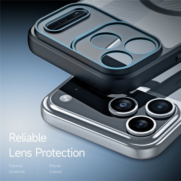 Dux Ducis iPhone 17 Pro Max Kuori Aimo Series MagSafe Musta