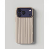 Nudient iPhone 17 Pro Max Kuori Bold Case MagSafe Linen Beige