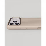 Nudient iPhone 17 Pro Max Kuori Bold Case MagSafe Linen Beige