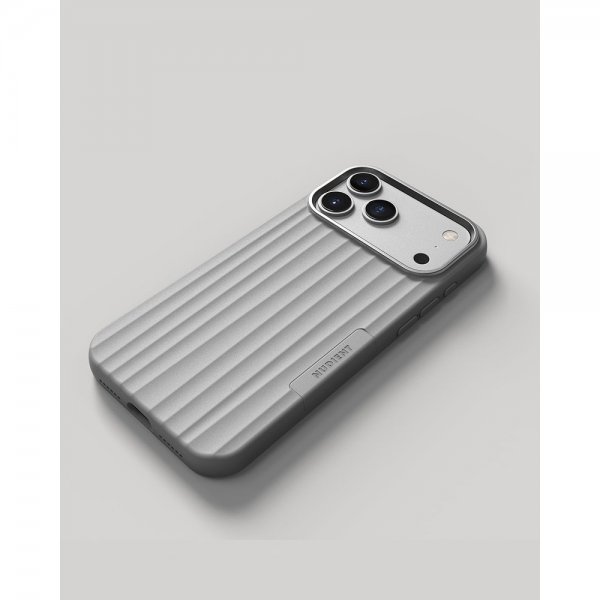 Nudient iPhone 17 Pro Max -kuori Bold Case MagSafe Urban Grey