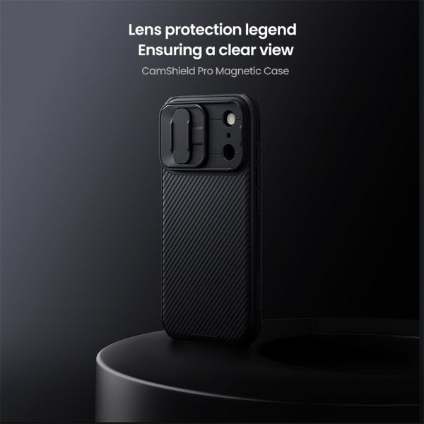 Nillkin iPhone 17 Pro Max -kuori CamShield Pro MagSafe, musta