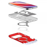 Spigen iPhone 17 Pro Max -kuori Classic C1 MagFit Ruby