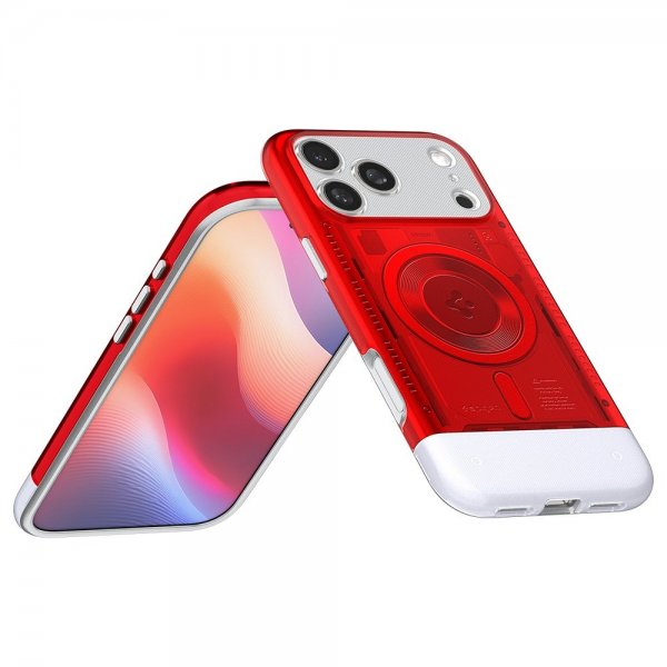 Spigen iPhone 17 Pro Max -kuori Classic C1 MagFit Ruby