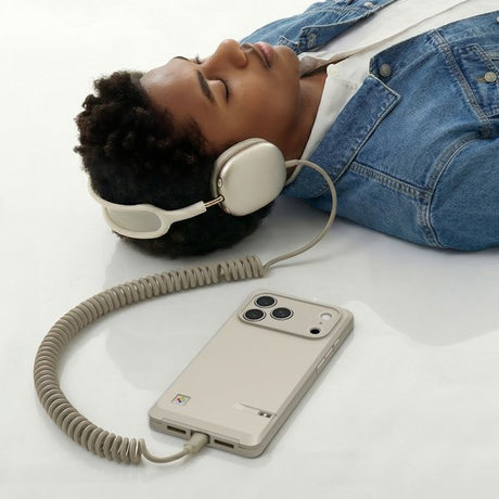 Spigen iPhone 17 Pro Max -kuori Classic LS MagFit Stone
