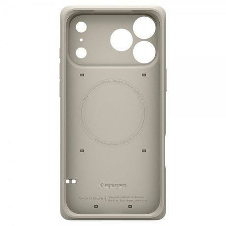 Spigen iPhone 17 Pro Max -kuori Classic LS MagFit Stone