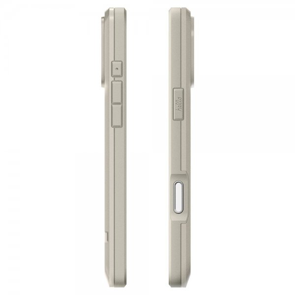 Spigen iPhone 17 Pro Max -kuori Classic LS MagFit Stone