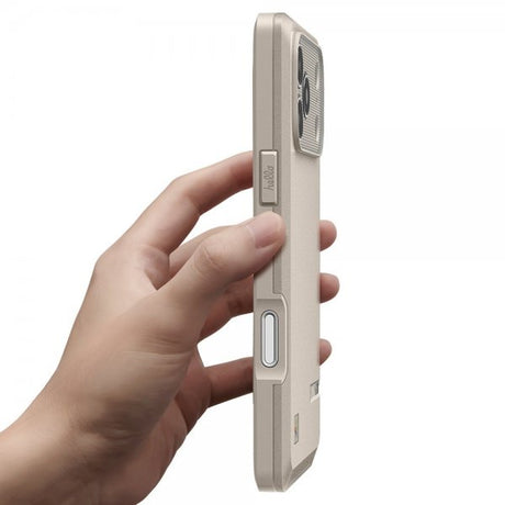 Spigen iPhone 17 Pro Max -kuori Classic LS MagFit Stone