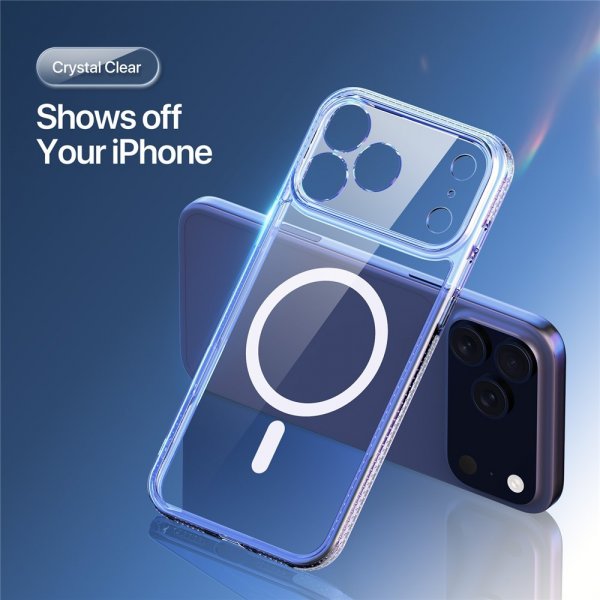 Dux Ducis iPhone 17 Pro Max -suojakuori Clin Series MagSafe Läpinäkyvä
