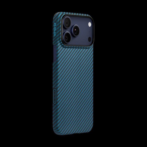 Pitaka iPhone 17 Pro Max Kuori Edge Black/Blue Twill