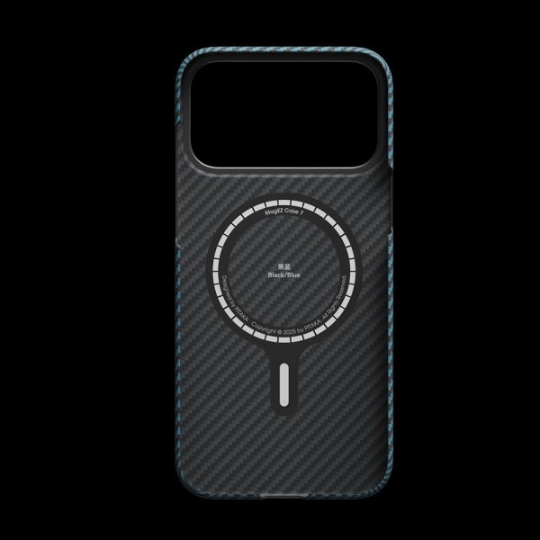 Pitaka iPhone 17 Pro Max Kuori Edge Black/Blue Twill