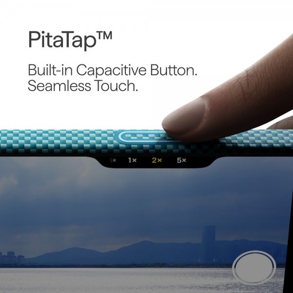 Pitaka iPhone 17 Pro Max -kuori Edge Lucid Blue
