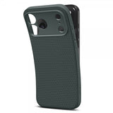 Spigen iPhone 17 Pro Max -kuori Liquid Air Abyss Green