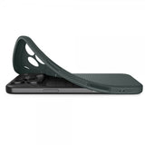 Spigen iPhone 17 Pro Max -kuori Liquid Air Abyss Green