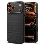 Spigen iPhone 17 Pro Max -kuori, Liquid Air, mattamusta
