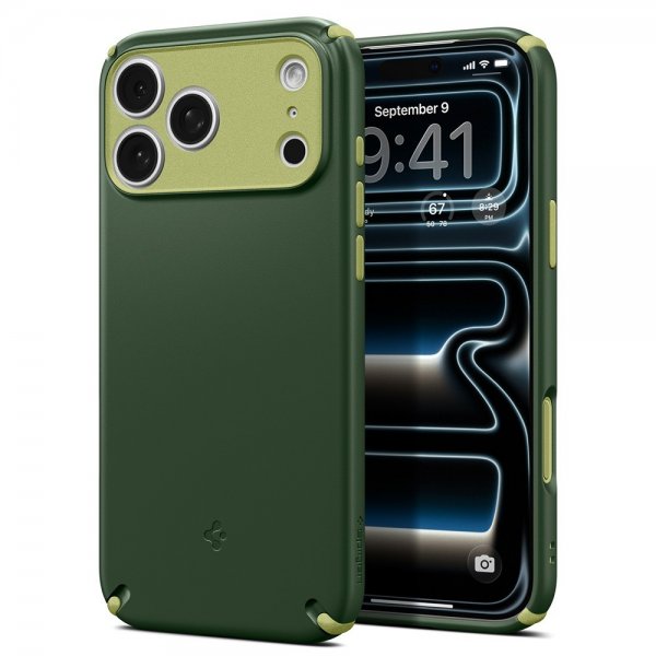 Spigen iPhone 17 Pro Max Kuori Nano Pop Hybrid MagFit Avo Green