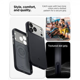 Spigen iPhone 17 Pro Max Kuori Nano Pop MagFit Black Sesame