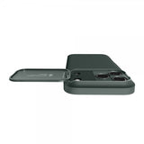 Spigen iPhone 17 Pro Max -kuori Optik Armor MagFit Abyss Green
