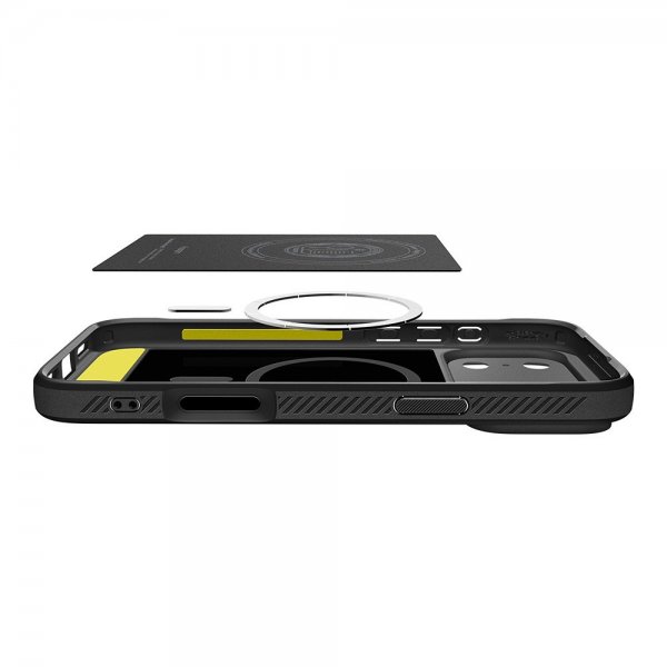 Spigen iPhone 17 Pro Max Kuori Rugged Armor MagFit Matte Black