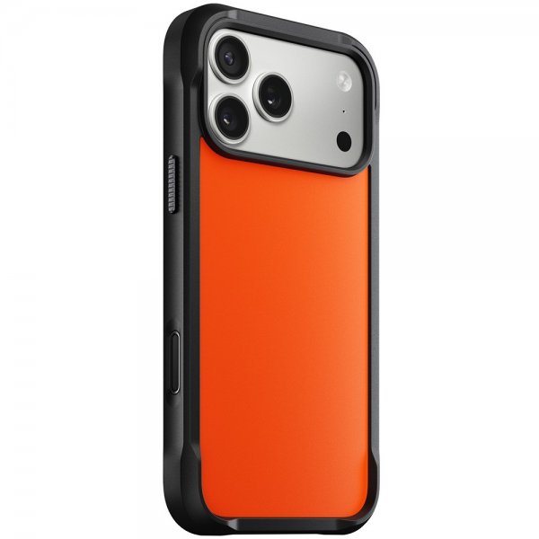 Nomad iPhone 17 Pro Max -suojakuori, Rugged Case, Ultra Orange