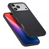 Spigen iPhone 17 Pro Max kuori Silicone Fit MagFit musta