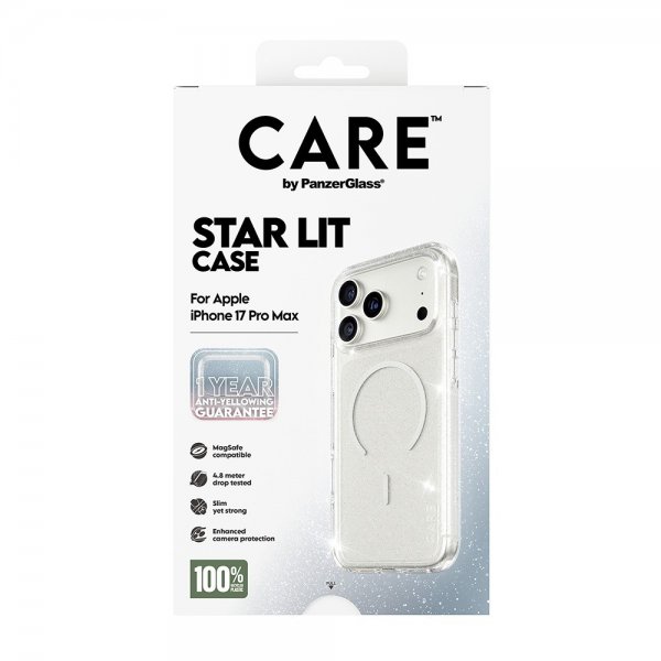 CARE by PanzerGlass iPhone 17 Pro Max Kuori Star Lit MagSafe